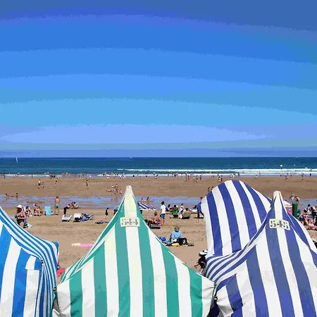 Lejlighed Playa2, Con Piscina Y Garaje Zarautz